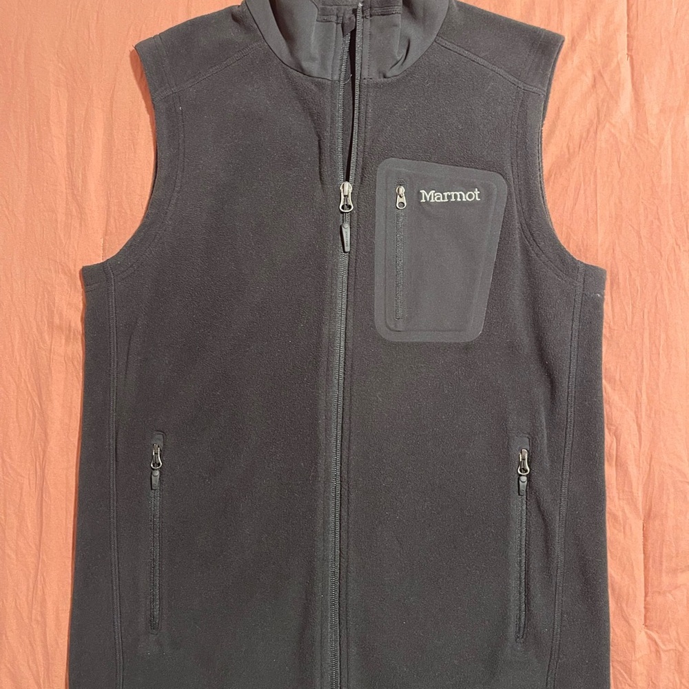 Marmot Black Fleece Vest